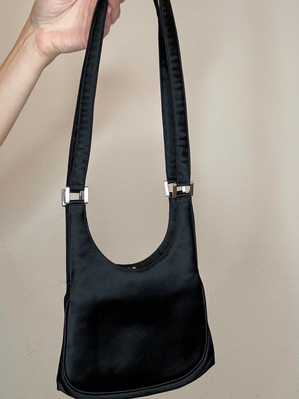 Bottega Veneta satin shoulder bag